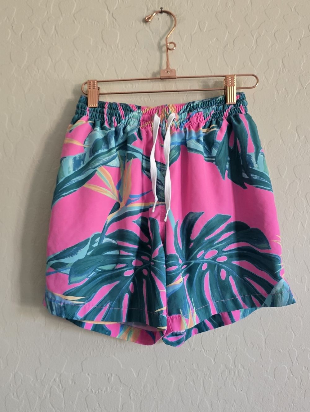 Chubbies Classic Swim Trunk Small Pink birds of paradise 5.5"